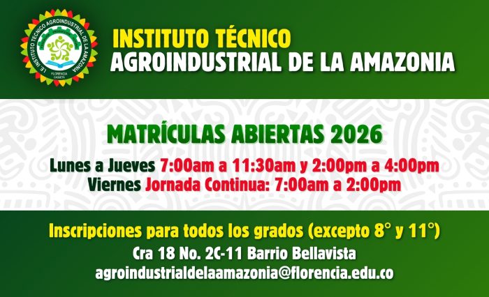 matriculas 2026 ITAA sedes